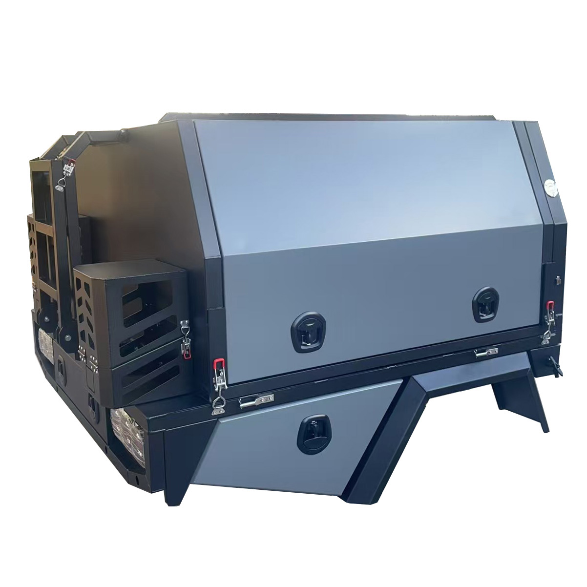 YT-7004-2 Doors Aluminium Ute Canopy and Tray (Gray + Black) YT-7004-2 Doors Aluminium Ute Canopy and Tray (Gray + Black)