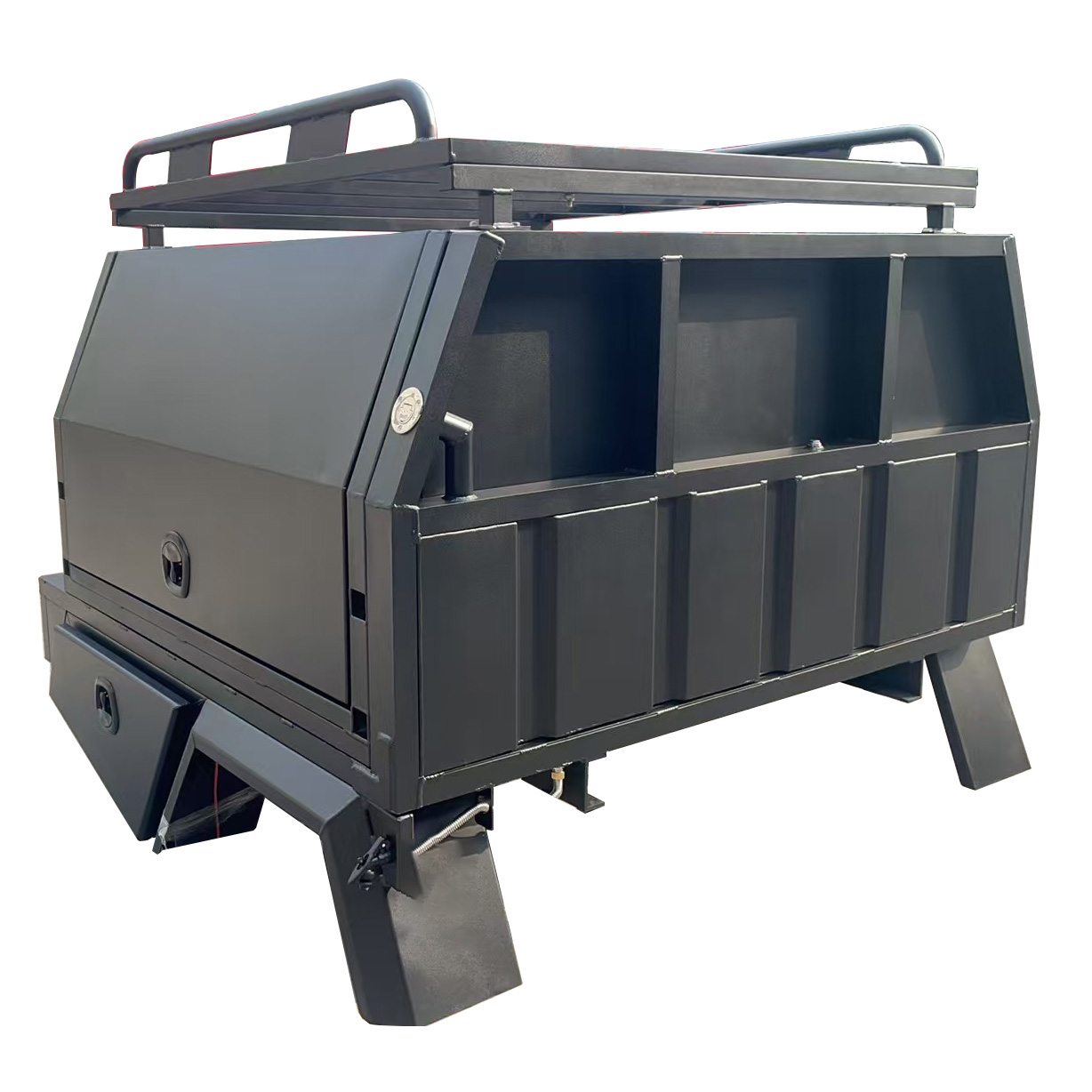 YT-7011-Aluminium Ute Tray and Canopy Package with Roof Rack YT-7011-Aluminium Ute Tray and Canopy Package with Roof Rack