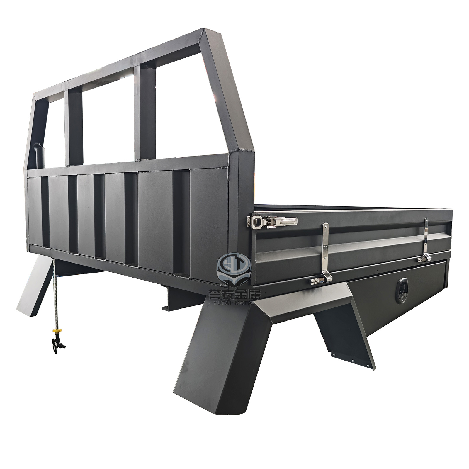YT-2008-Heavy Duty Powder-coated black Aluminium Ute Tray YT-2008-Heavy Duty Powder-coated black Aluminium Ute Tray