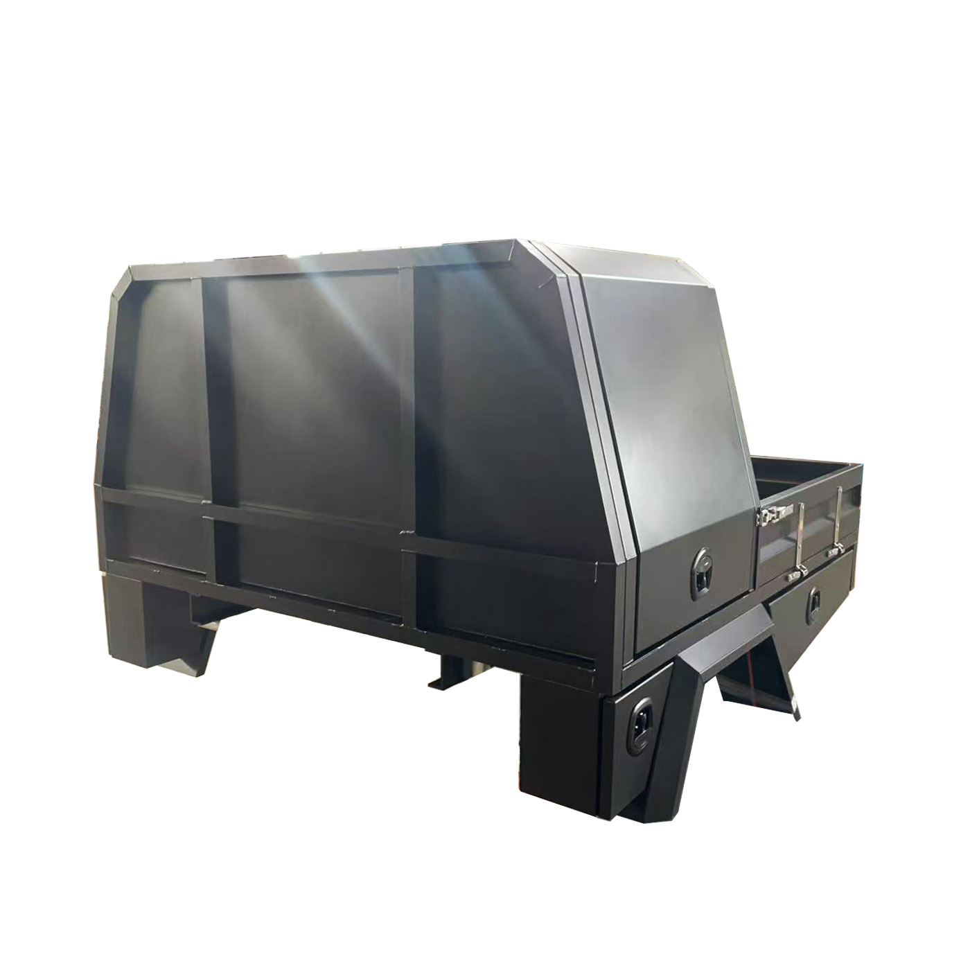 YT-7015-2 door ute tray and canopy for truck white+black