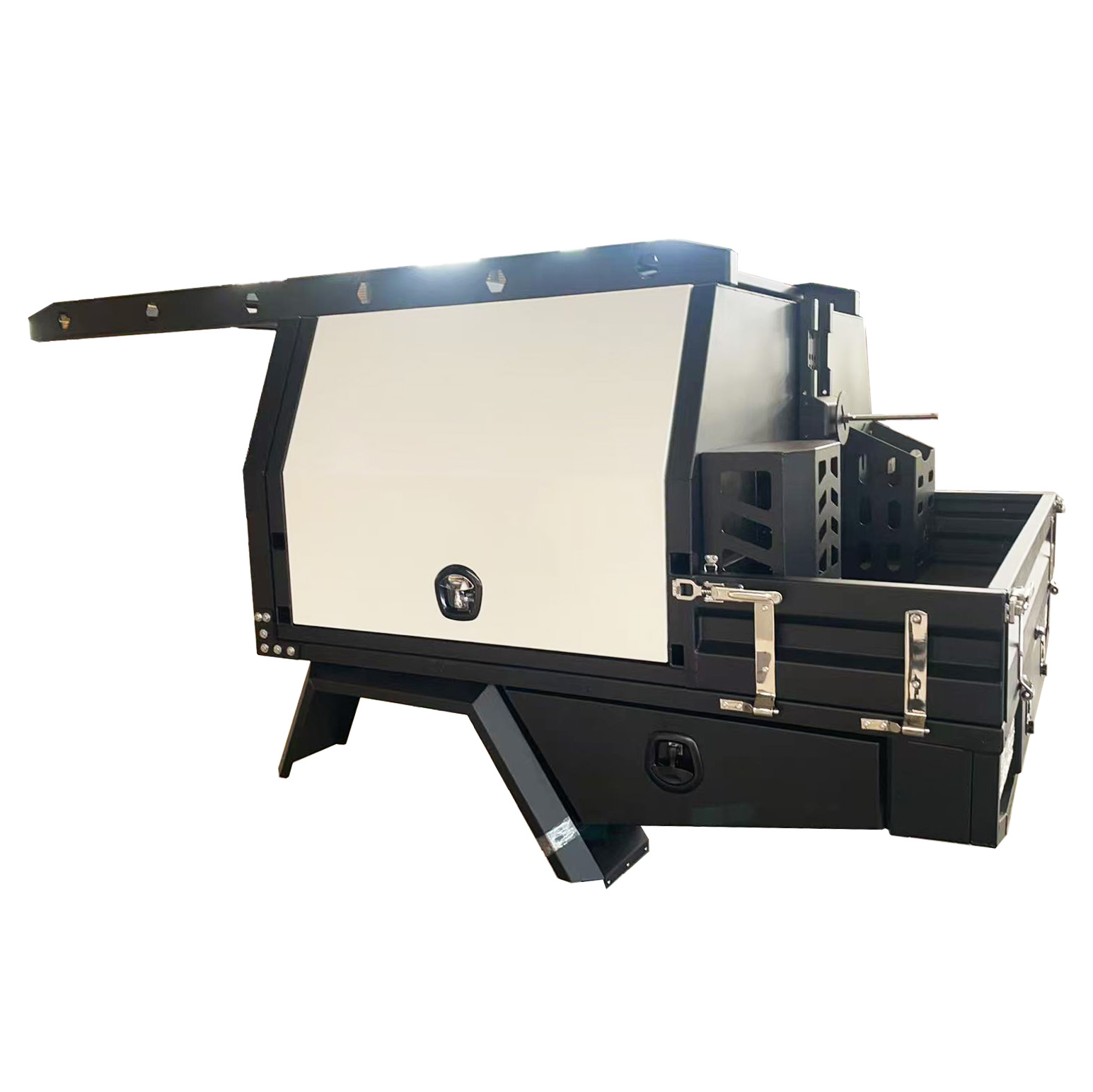 YT-7021-Aluminium Ute Canopy and Tray with roof rack