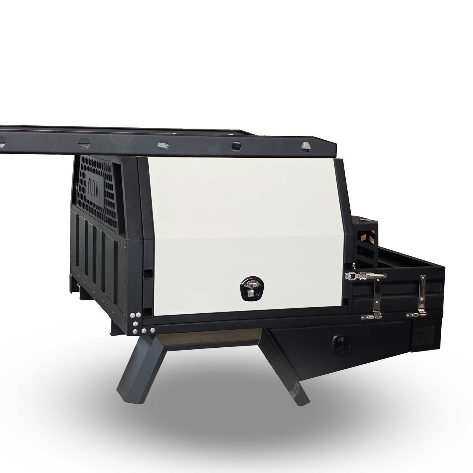 YT-7021-Aluminium Ute Canopy and Tray with roof rack