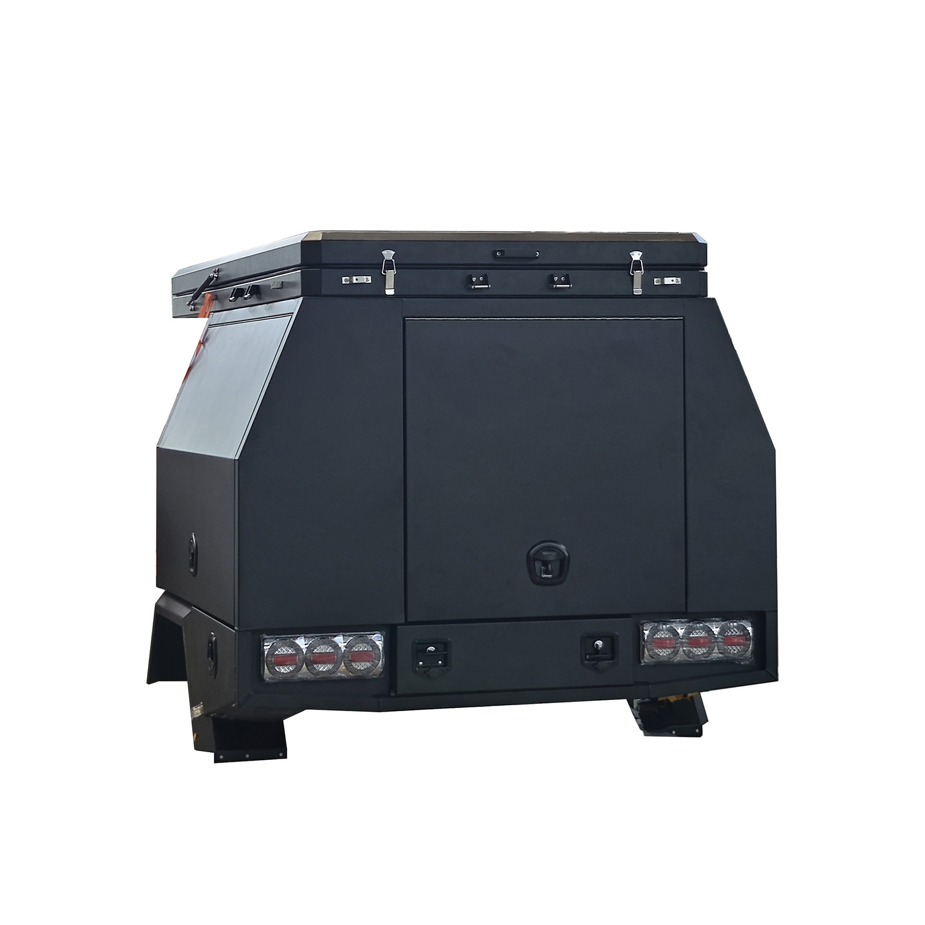 YT-7023-aluminum ute canopy with roof tent