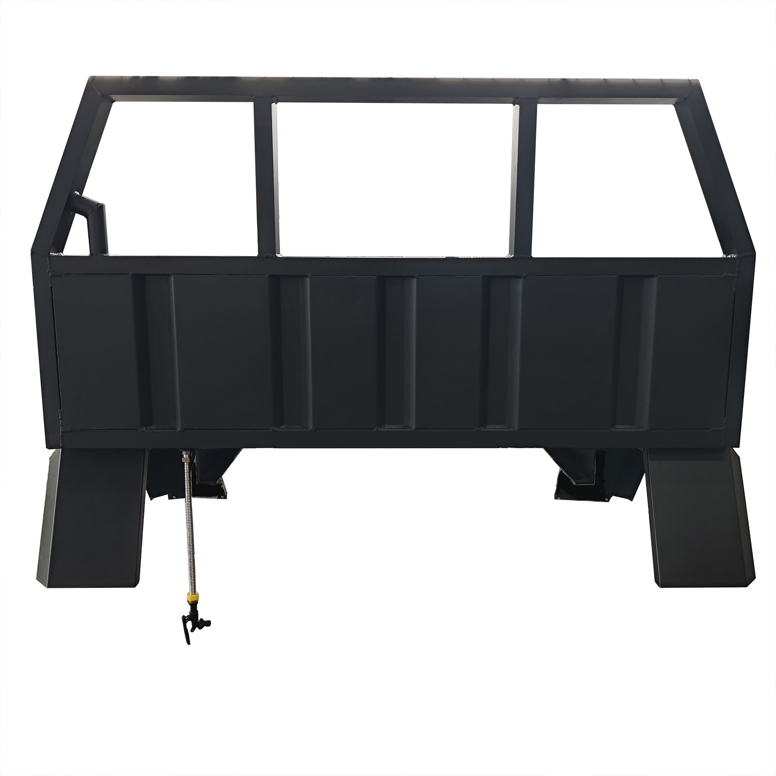 YT-2008-Heavy Duty Powder-coated black Aluminium Ute Tray