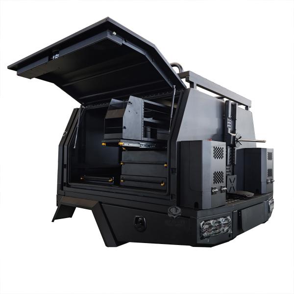 Heavy Duty Truck Bed Aluminum Ute Tray and canopy for Toyota Hilux Ford Ranger