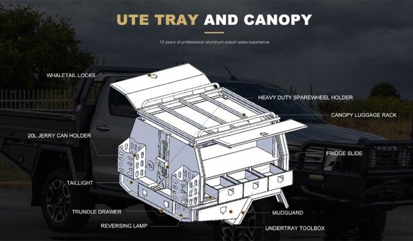Maßgefertigte Ute-Überdachungen