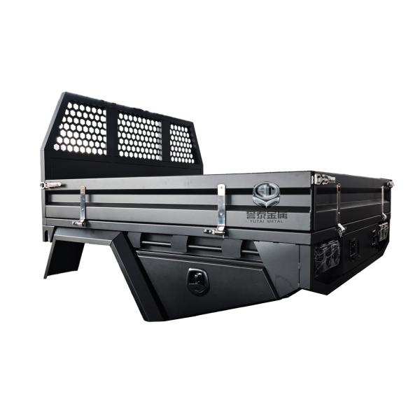 Powder coated black Aluminium Ute Tray