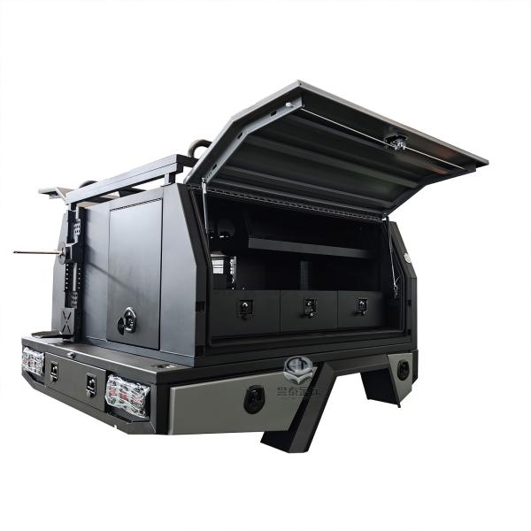 Powder coated Gray Aluminium Ute Tray and canopy With kitchen